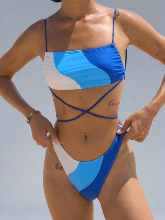 Colorblock Bikini