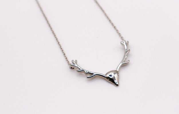 Enchanted Antler Charm Necklace-2