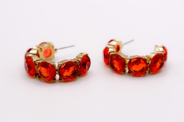 Crimson Elegance Earrings-3