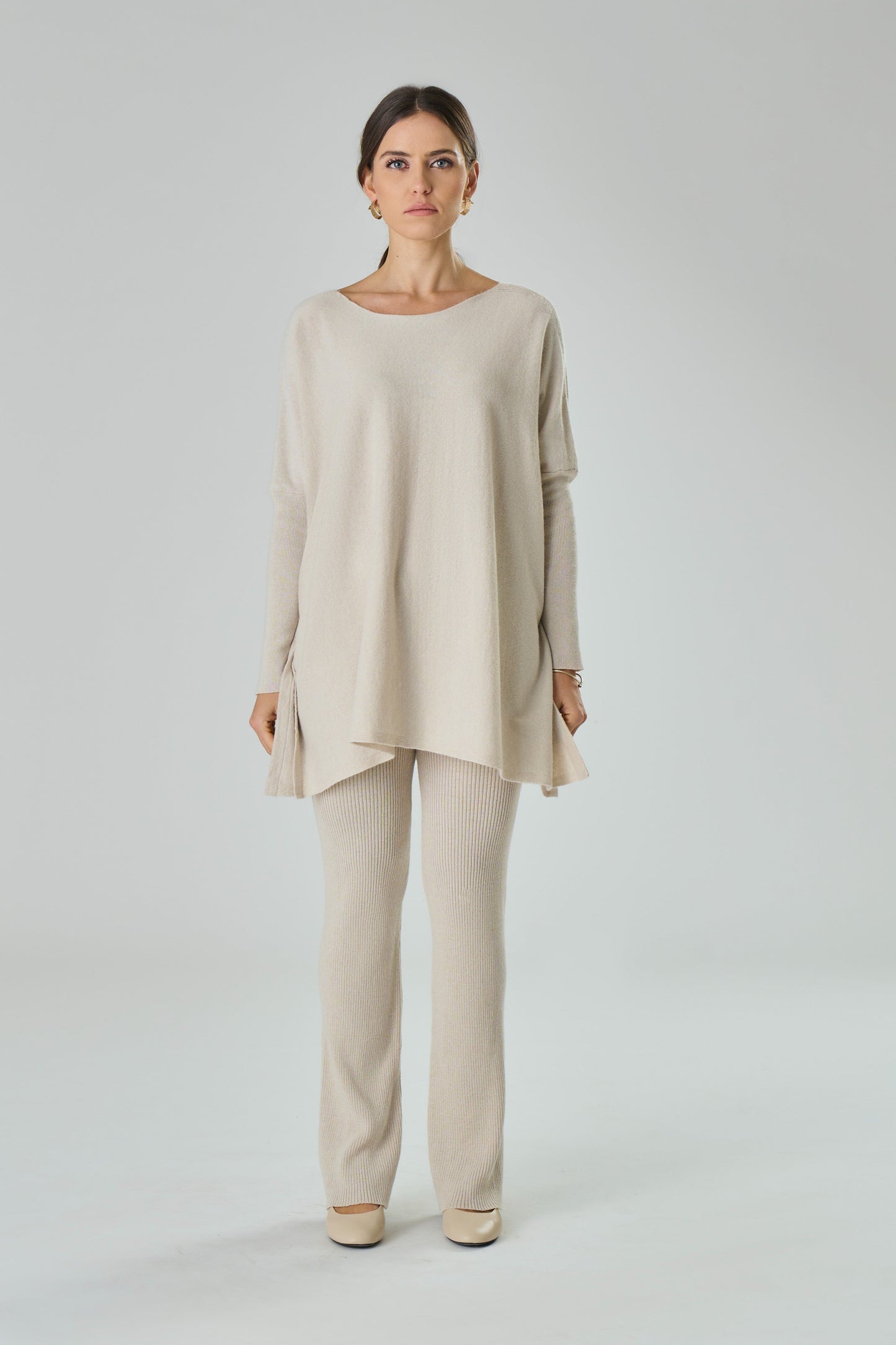 Girocollo oversize in misto Cashmere - Alyssa-3