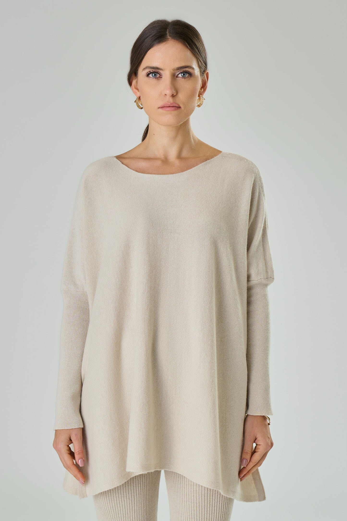 Girocollo oversize in misto Cashmere - Alyssa-2