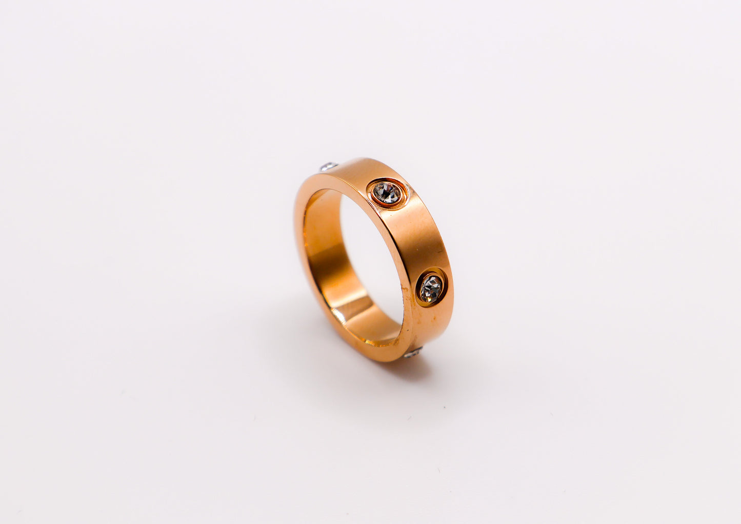 Radiant Rose Gold Gem Ring-4