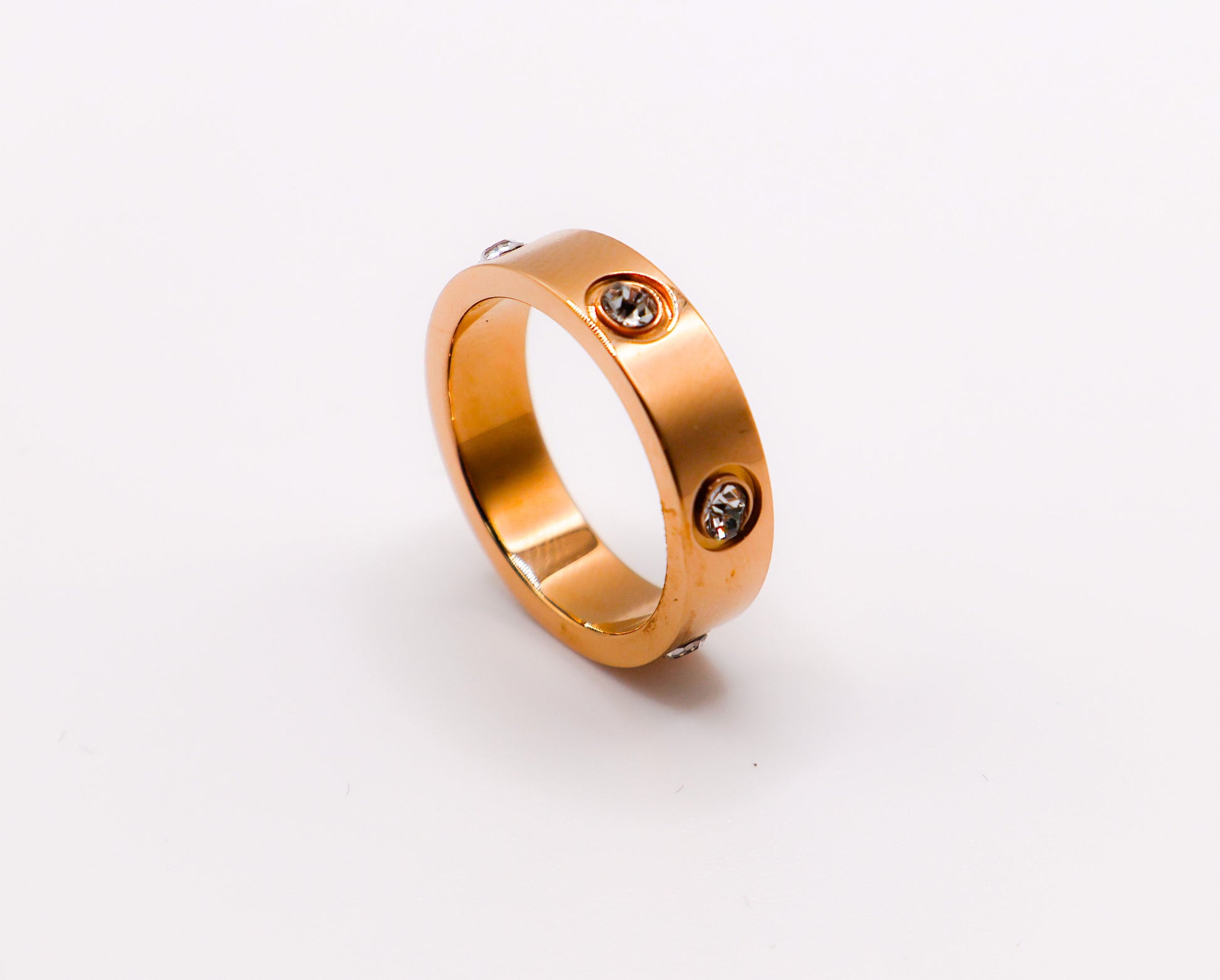 Radiant Rose Gold Gem Ring-3