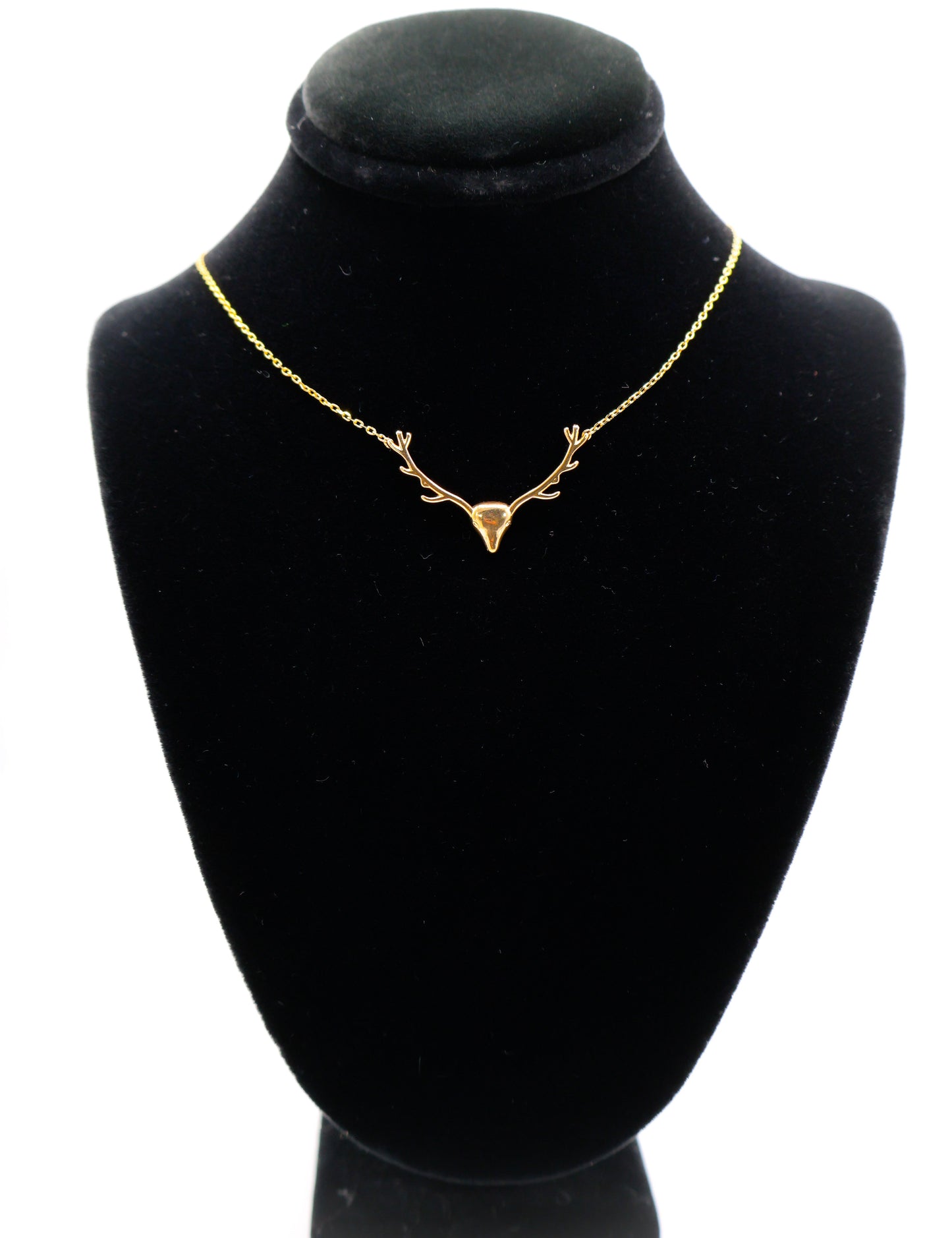 Golden Wilderness Antler Pendant-1