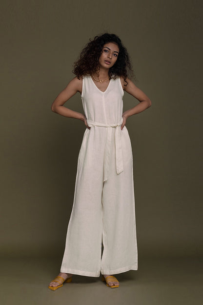 Breakfast in Bed Jumpsuit in Off-white-0