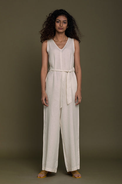 Breakfast in Bed Jumpsuit in Off-white-4