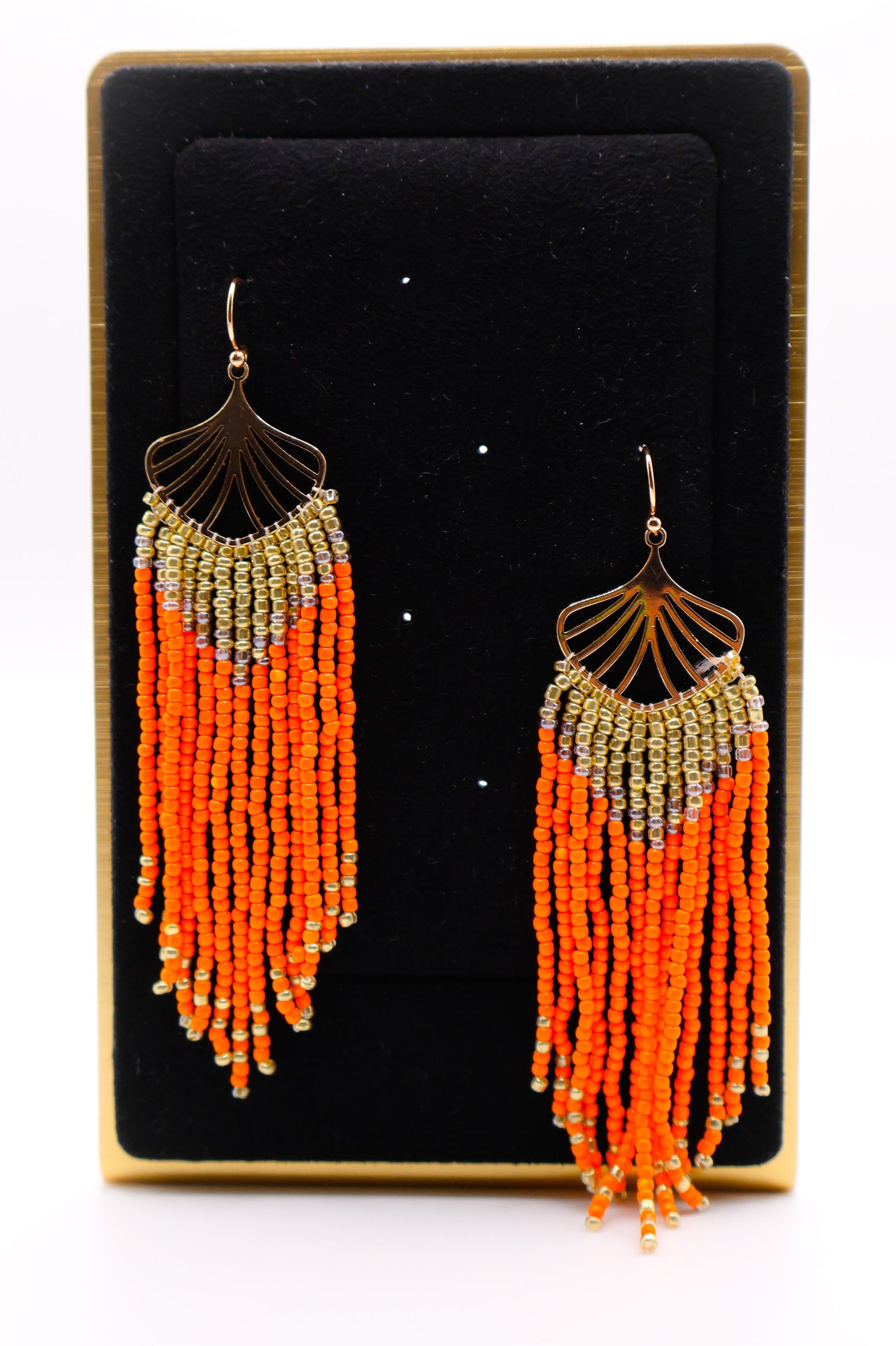 Golden Leaves Earrings-3