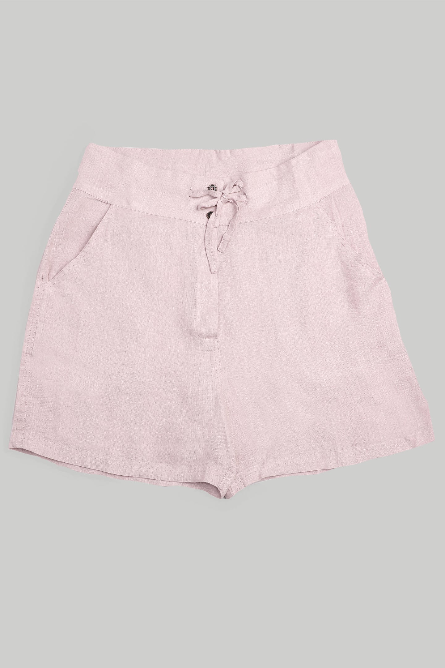 Everyday Drawstring Shorts in Pink-3