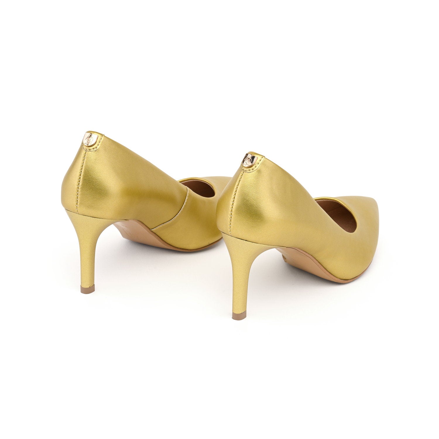 Golden Glamour - vegan 75mm heels-2