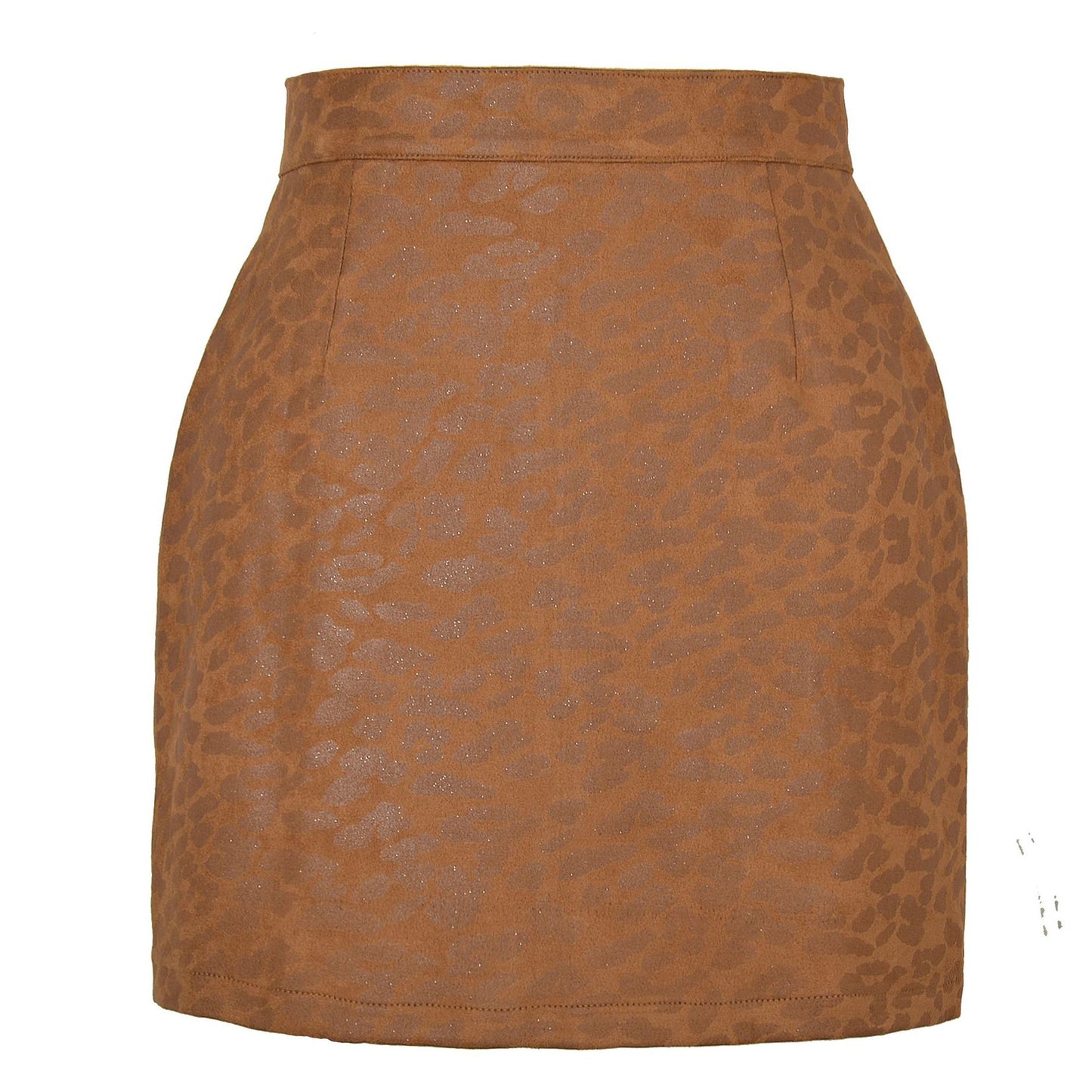 Leopard Pattern Mini Skirt