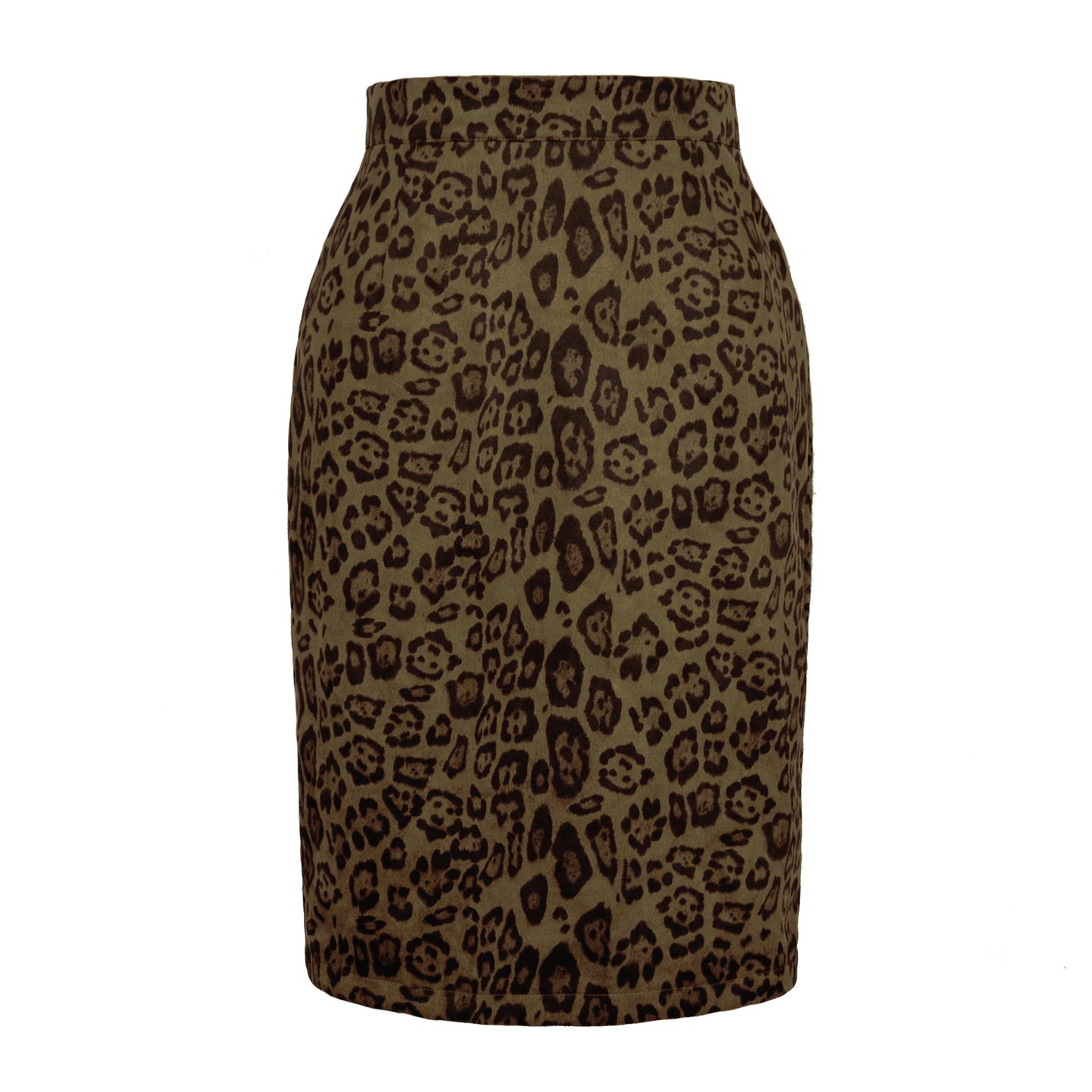 Leopard Suede Skirt