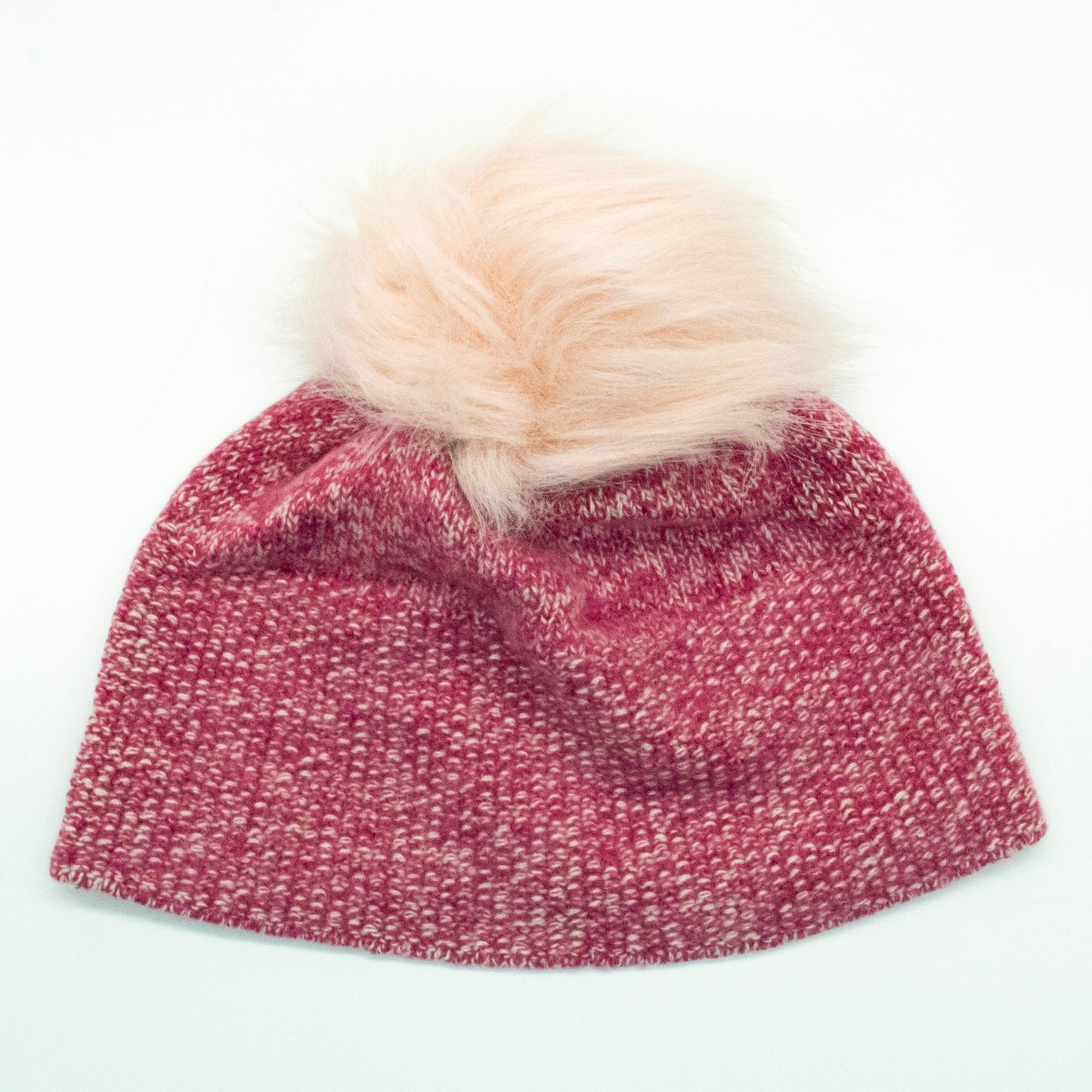 CASHMERE TWEED HAT WITH POM POM-5