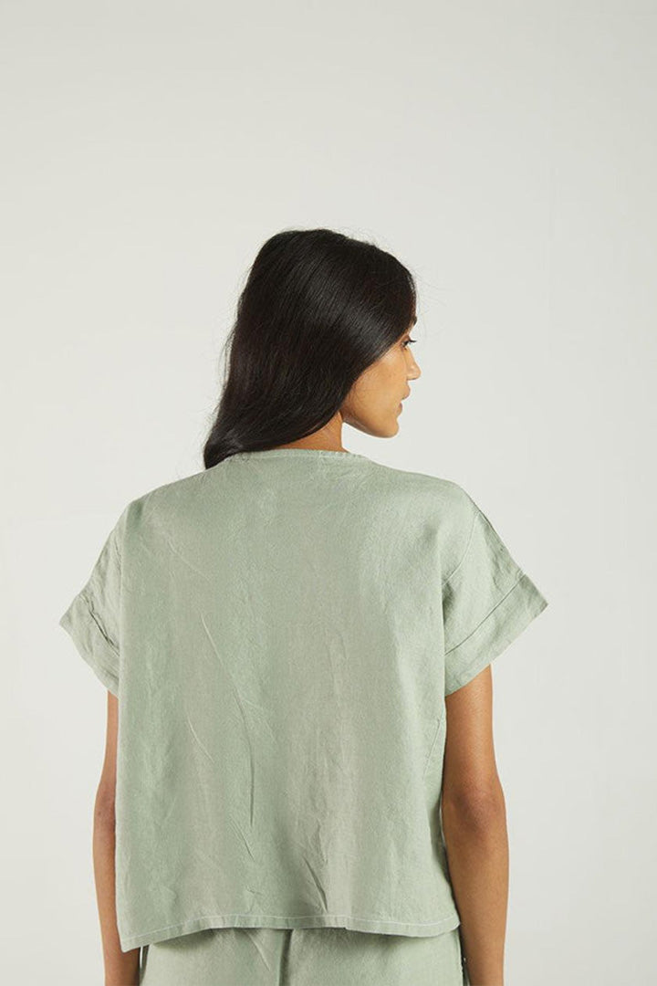 The Daydreams Shirt in Light Olive-1