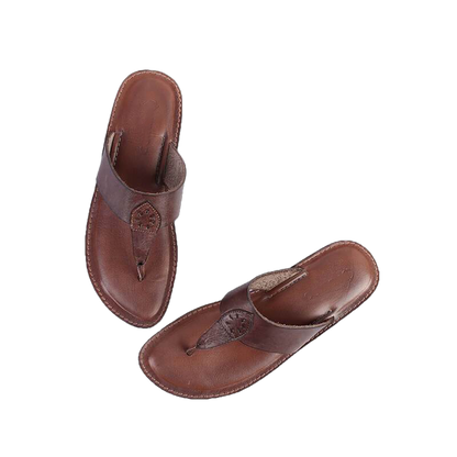 Evelyn Flat Leather Women Slippers-4