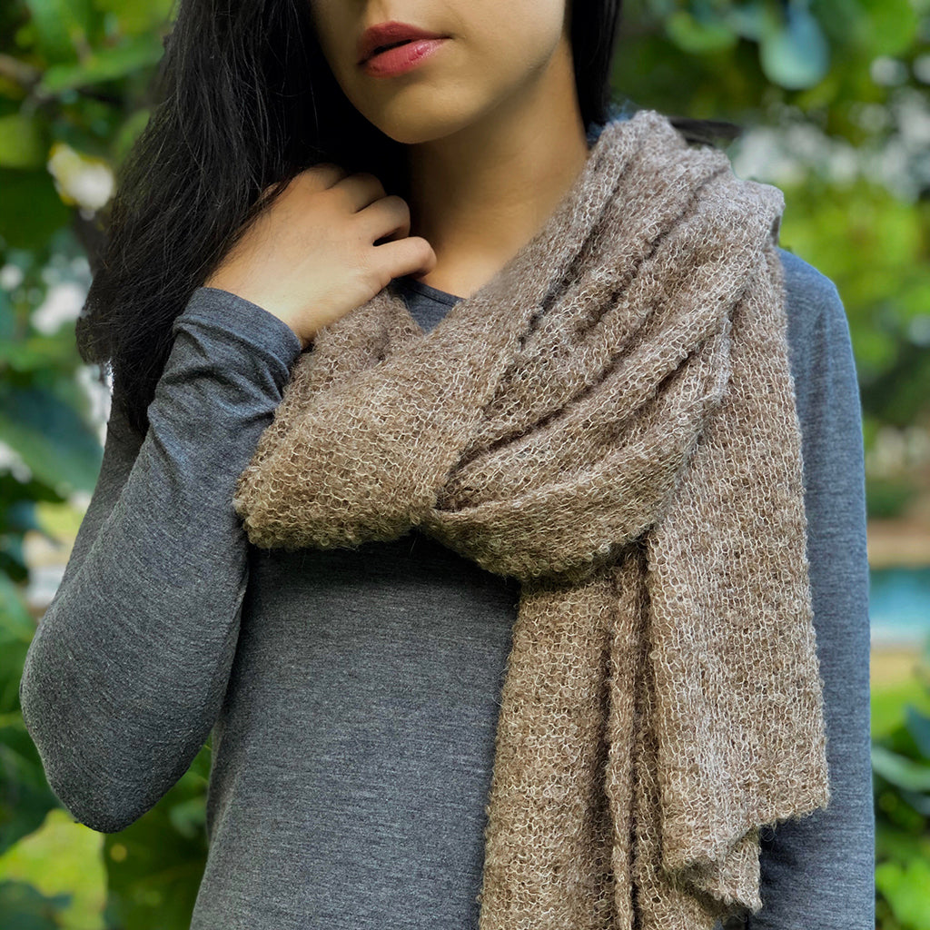 Autumn Ultra Plush Alpaca Scarf-1