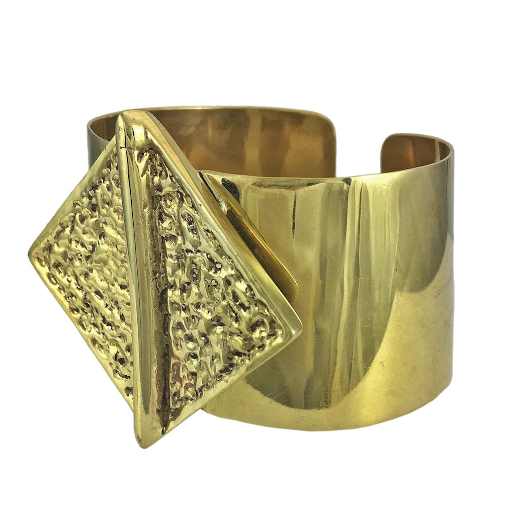 Hammered Bombshell Cuff-3