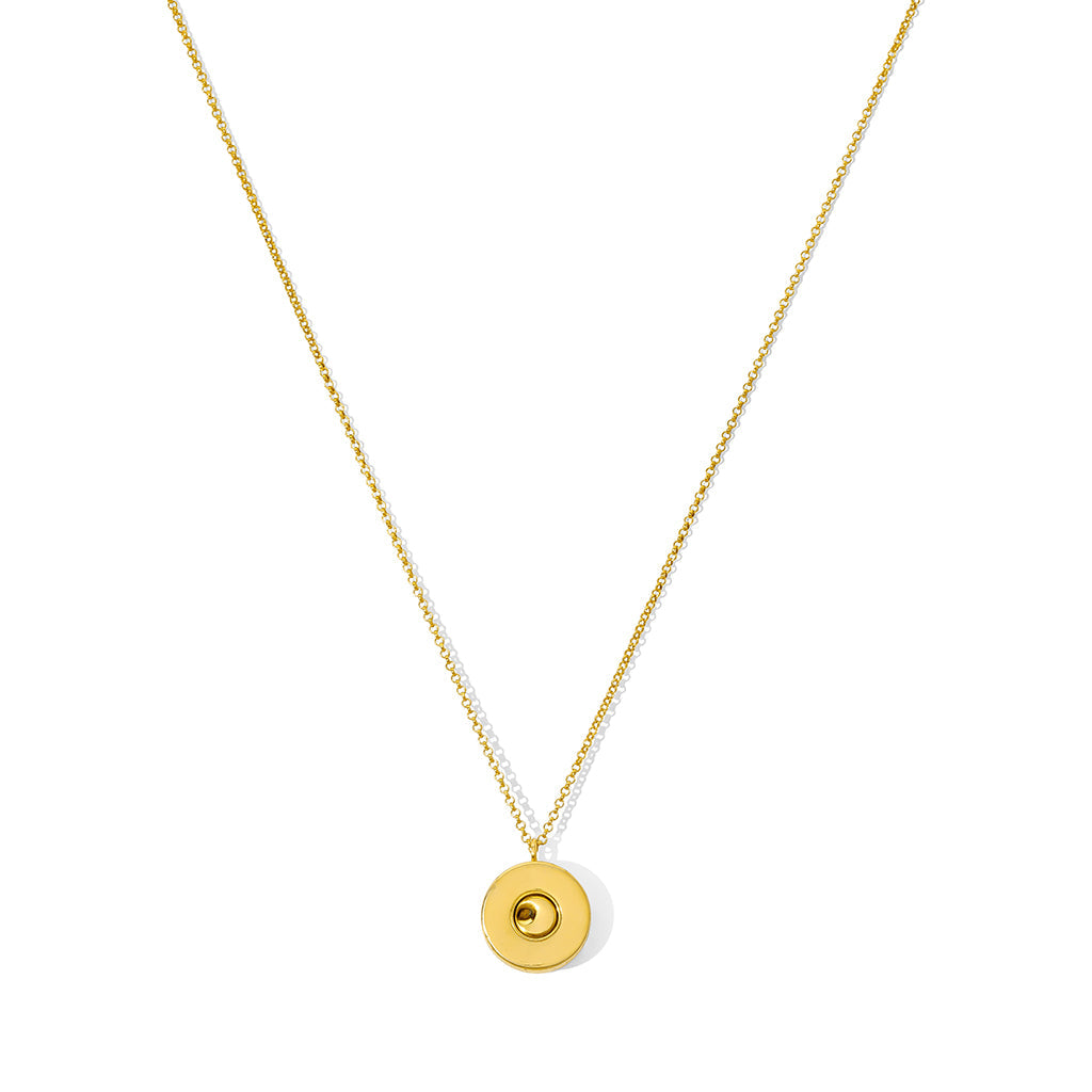 Shell Casing Pendant Necklace-0