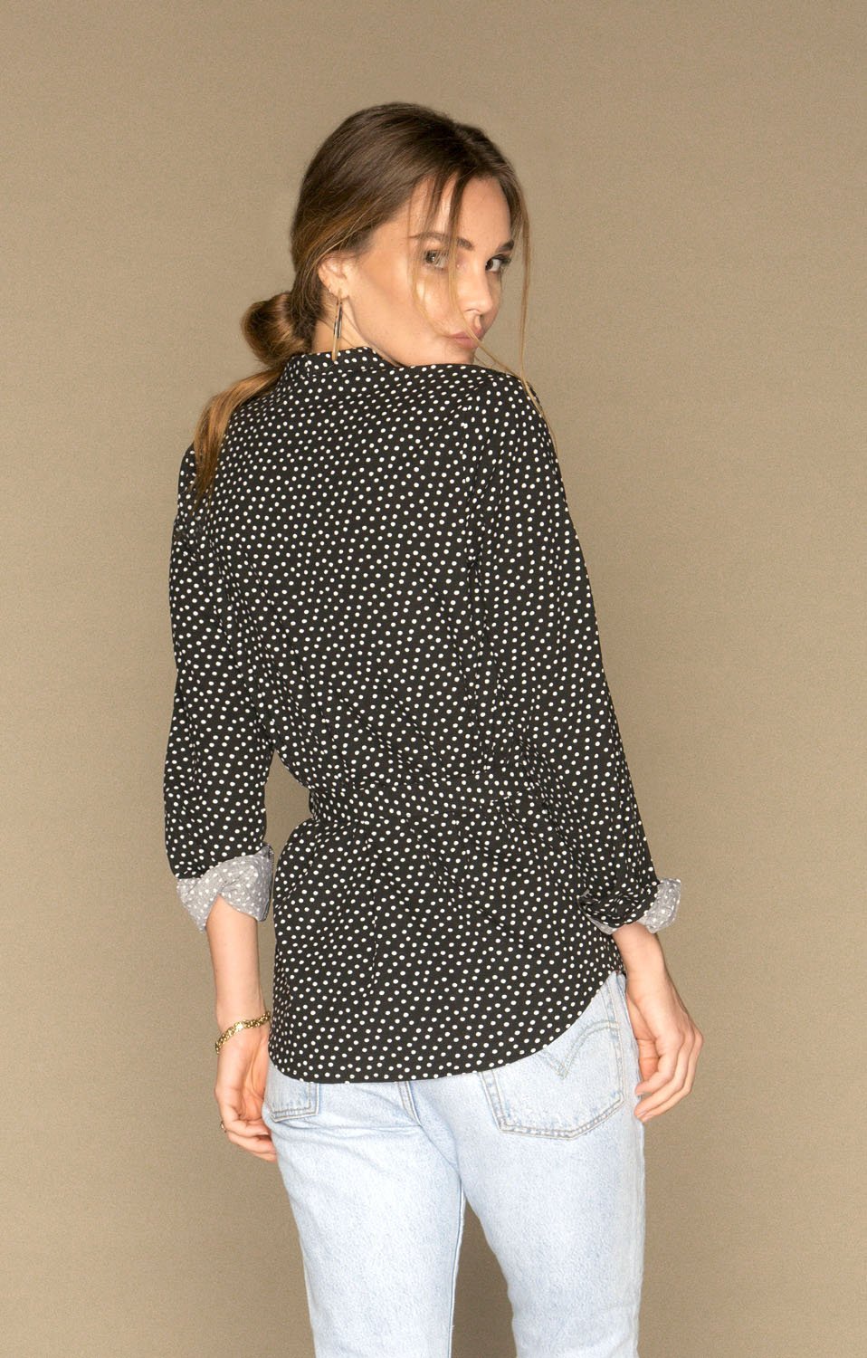 Catamaran Blouse | Polka Dot-2