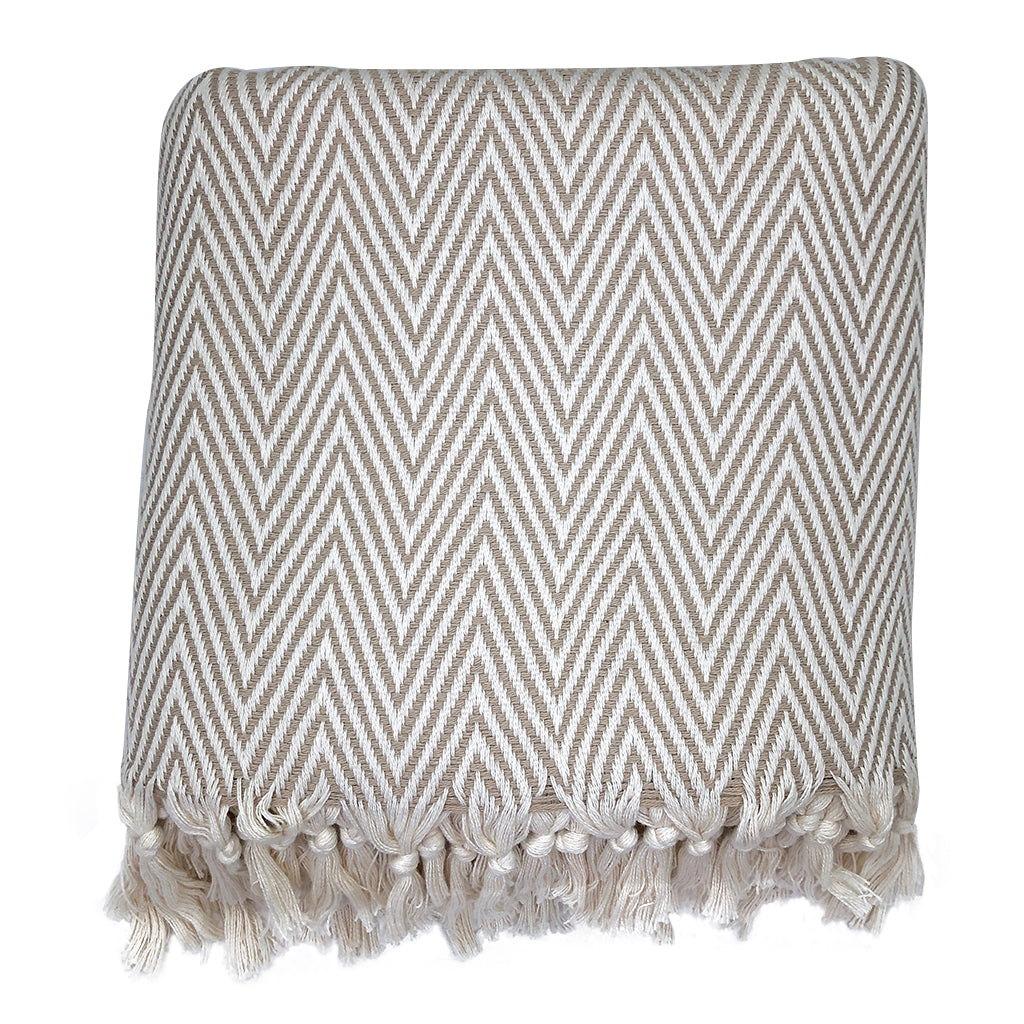 Chunky Chevron Turkish Throw-2