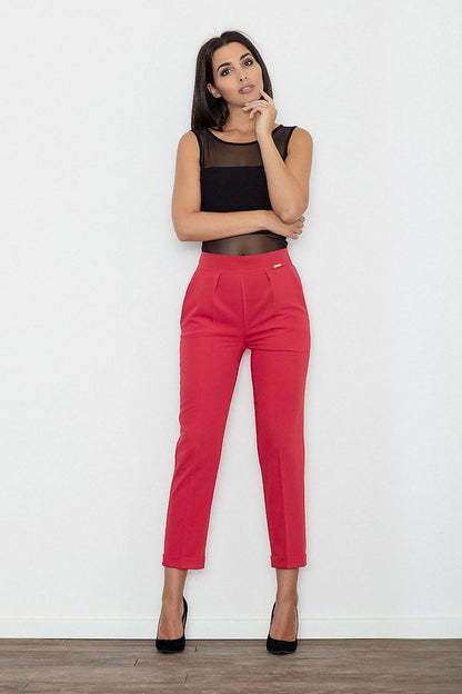 Slim-Fit Cropped Dress Pants