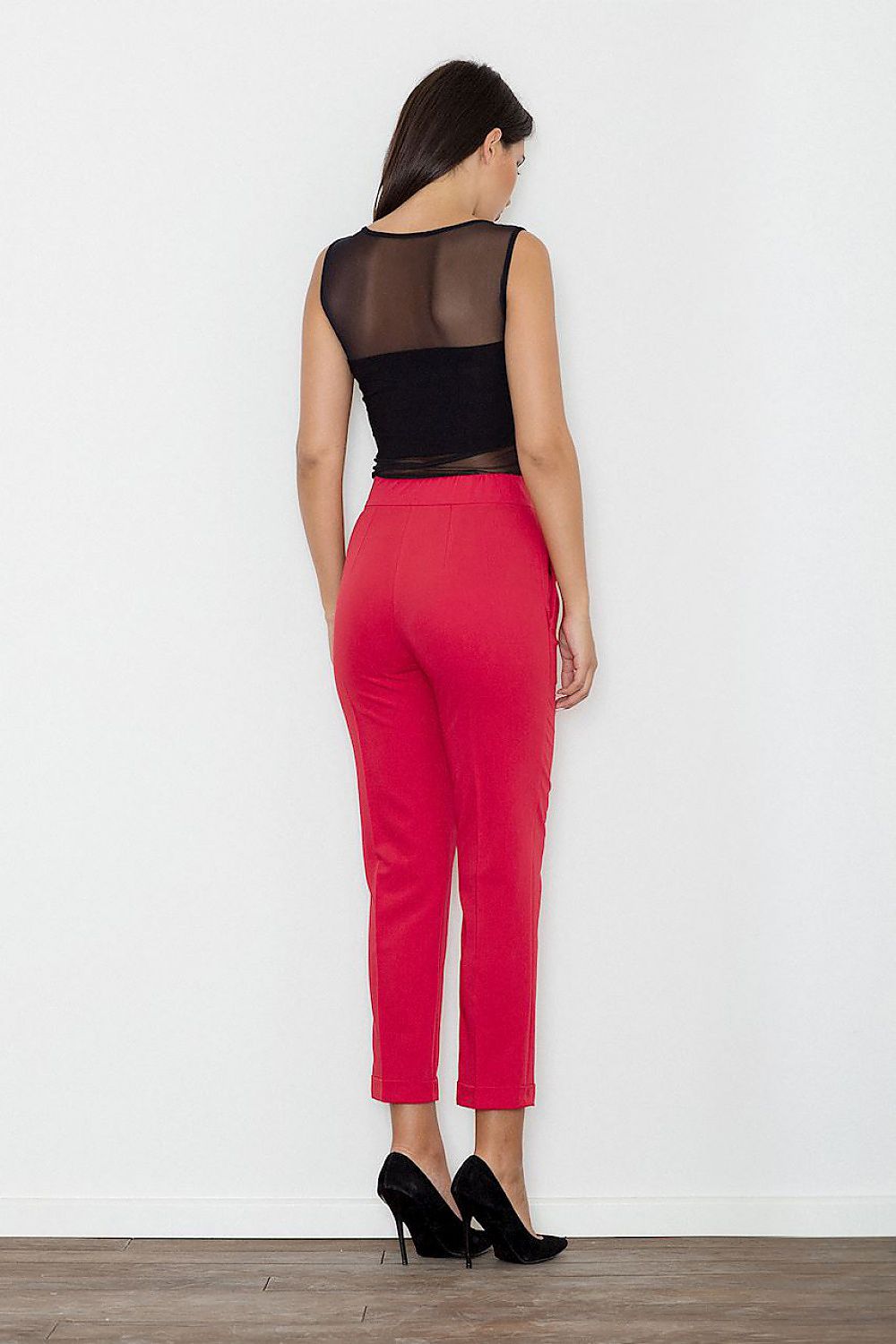 Slim-Fit Cropped Dress Pants