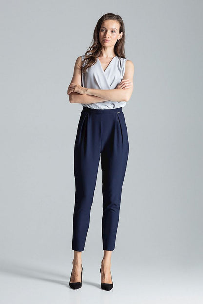 Classic Pleated Tapered Trousers