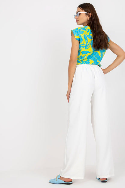 Classic Pleated High-Waisted Trousers