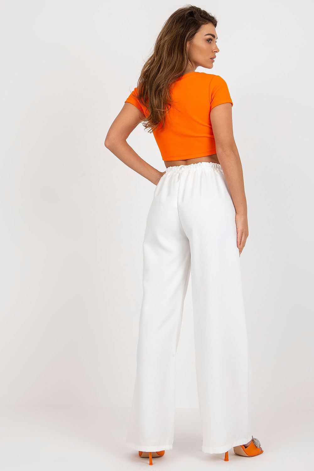 Classic Pleated High-Waisted Trousers