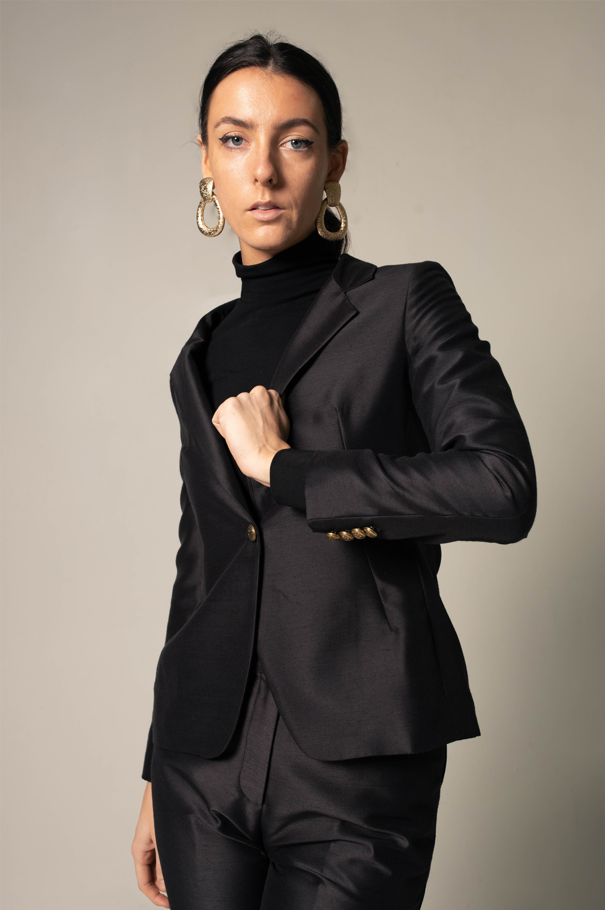 Women's Blazer/Suit in Black-0