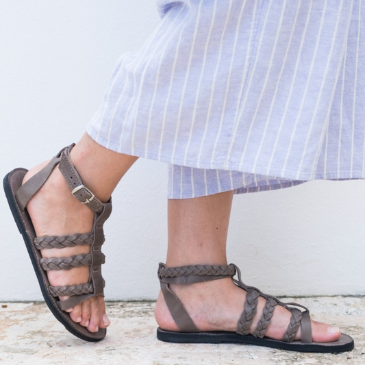 The Kaitlin Gladiator Leather Sandal-0