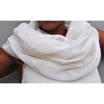 Gauze Stripe Linen Wrap-4