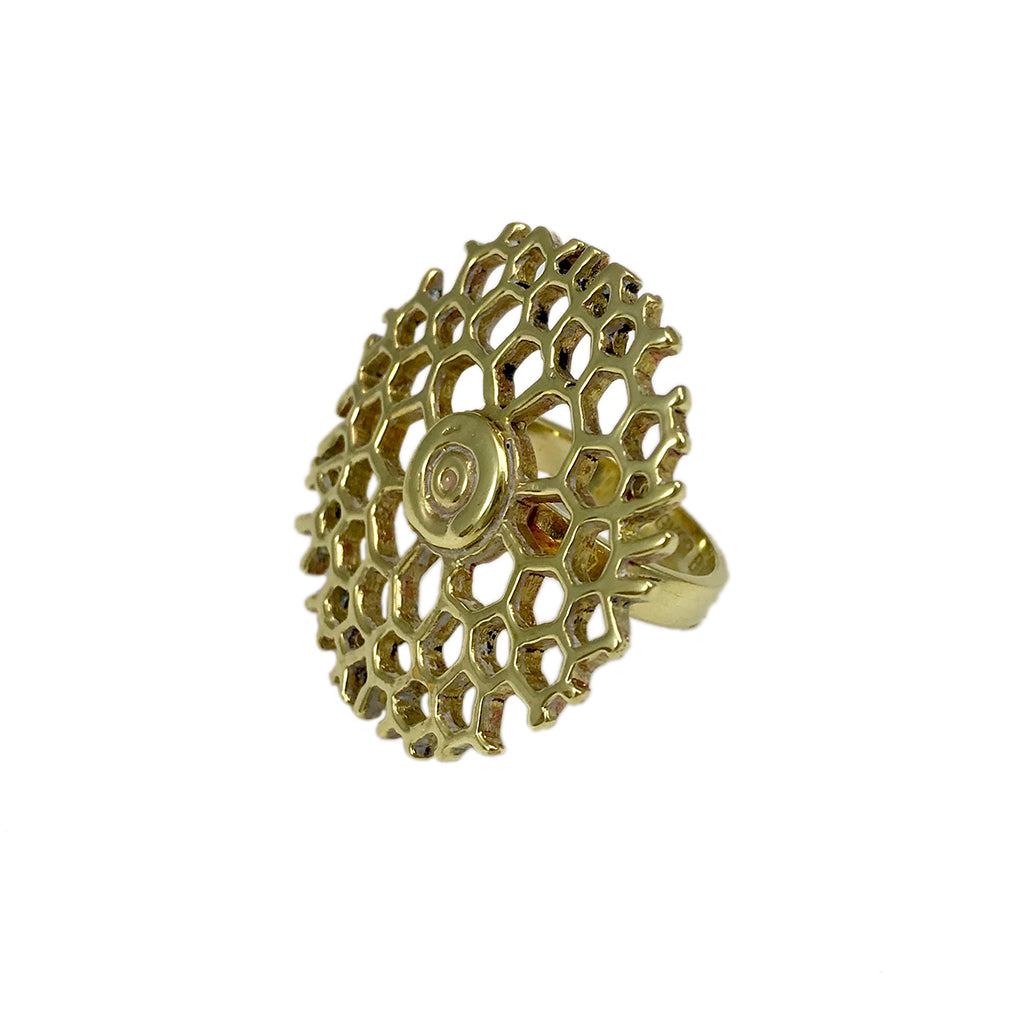 Bombshell Honeycomb Ring-1