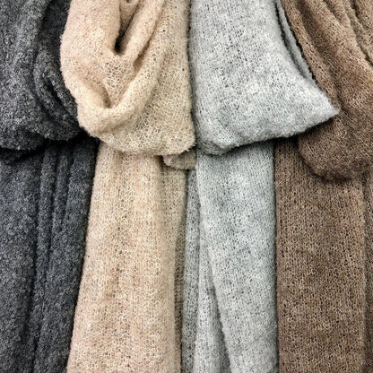 Gray Ultra Plush Alpaca Scarf-2