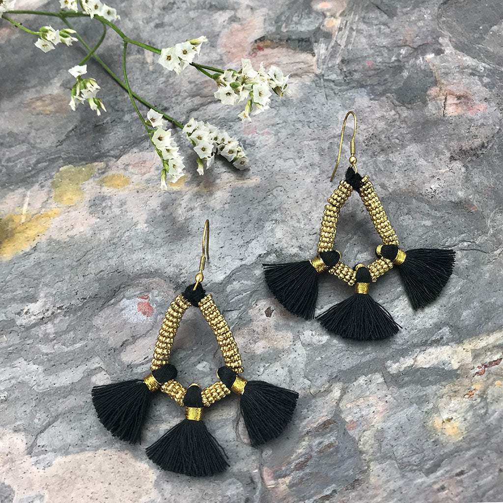 Nira Fringe Earrings-1