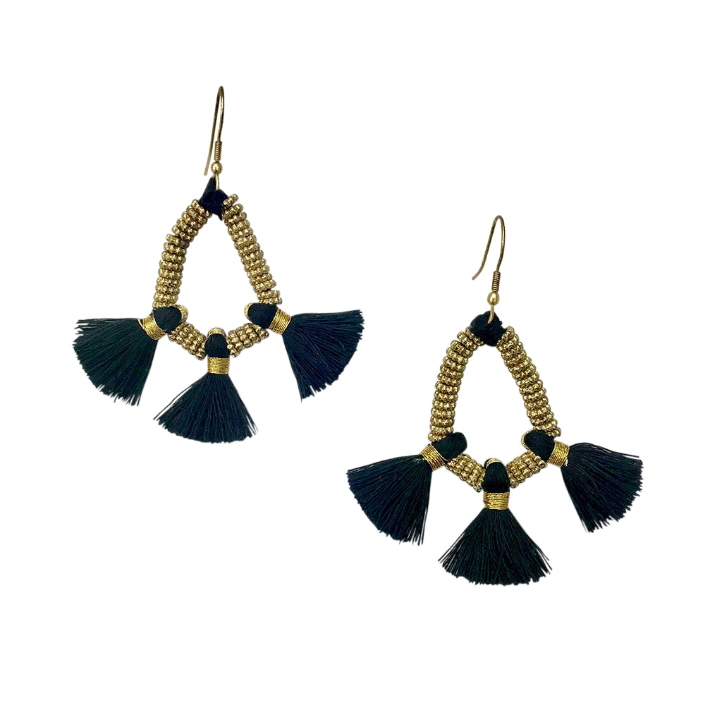 Nira Fringe Earrings-4