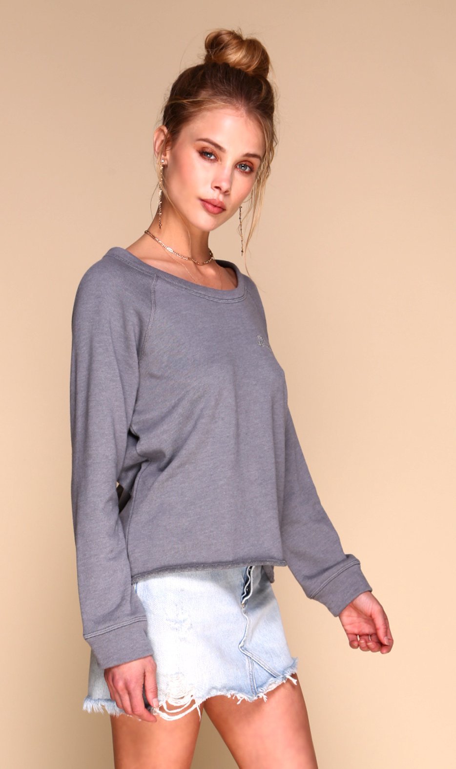 The Good Gets Better Free Spirit Sweatshirt | Grey-1