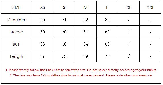 Classic Ribbed Long Sleeve Bodysuit Size Chart