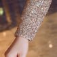 One Sleeve Sequin Gown