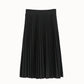 Chiffon Pleated Midi Skirt