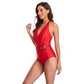 Ruched Belted One Piece Swimsuit