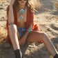 Knitted Tassel Beach Cover-up