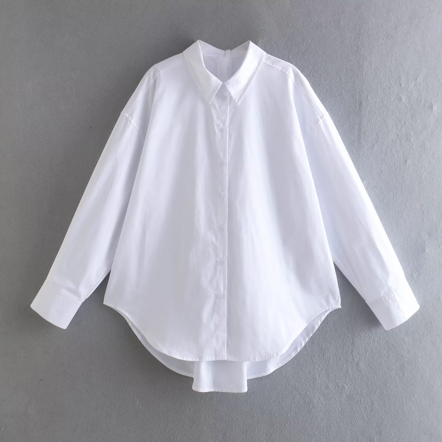 Long Sleeve Collared Blouse