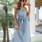 Small Floral Pleated Spaghetti Strap Sundress