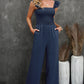 Ruffled sleeve Jumpsuit with Pockets