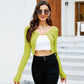 Slim-Fit Short Knitted Cardigan