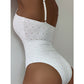 Eyelet Cutout One-Piece Swimsuit