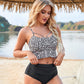 Ruffled Two Piece Swimsuit